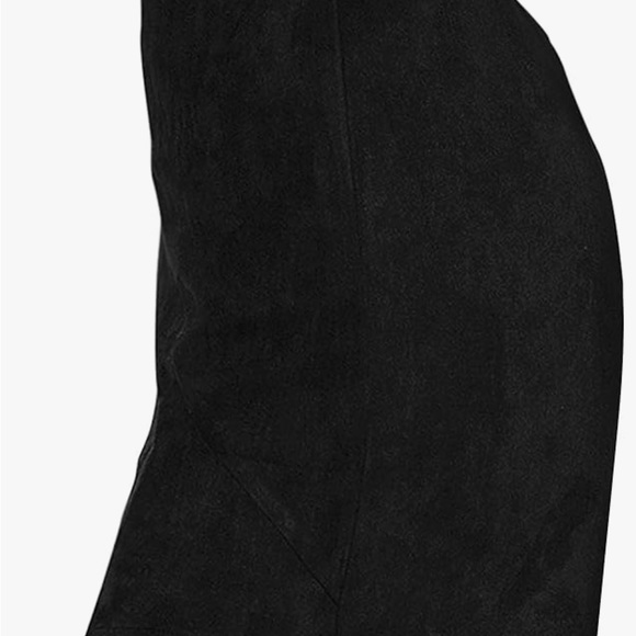 COPY - MANGOPOP Mini Faux Suede Skirt for Women High Waist Skirts XLarge - Picture 3 of 6